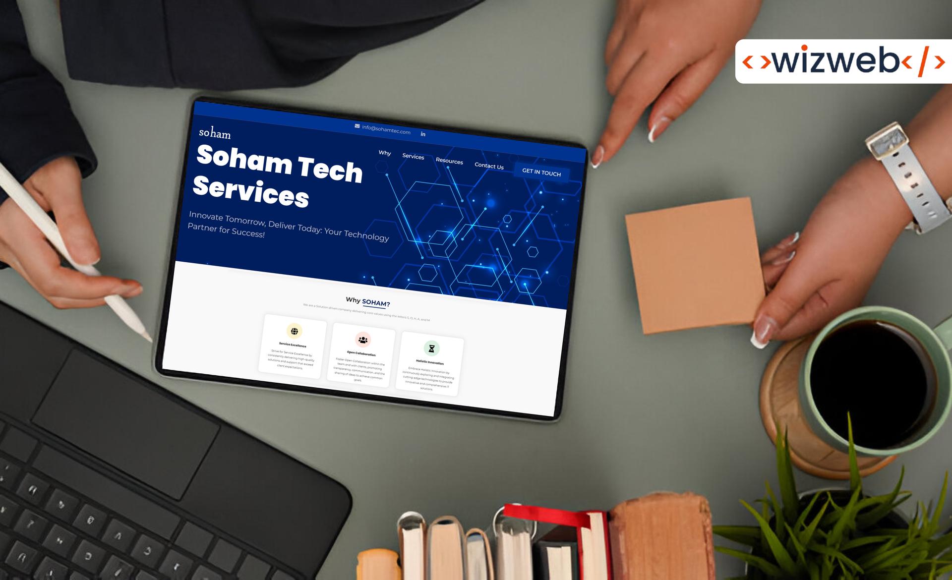 Wizweb Portfolio  - Soham Tech